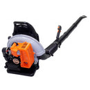EB650 Mochila sopladora de hojas de Gas de dos tiempos de alta potencia para parque, eliminación de polvo de carretera deciduosa, soplador de nieve y viento