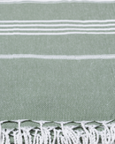AMARA Hammam Beach Towel, Peshtemal, Made of Cotton - Khaki Green-4