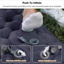 Colchoneta Inflable Doble para Camping con Almohada y Bomba