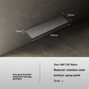 Estante de Baño Acero Inoxidable 304 Blanco Montaje en Pared