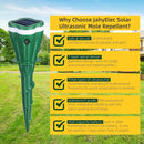 Repelente ultrasónico solar para roedores | Jardín y granja