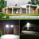Luz LED solar 400W | 2 cabezales