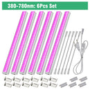 Tubo LED espectro completo 4000K/púrpura