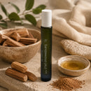 Sandalwood Essential Oil Roller — Warm Grounding Ritual for Sensory Calm, Rest & Emotional Reset