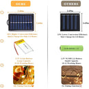 Lámpara solar LED 200/300 LED | Cadena con temporizador para exteriores