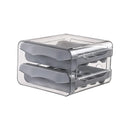 ispensador de huevos enrollable | Estante automático para heladera organizador