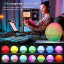 Despertador Luz Solar Bluetooth con Ruido Blanco y Luz Nocturna