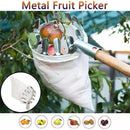 Recolector de Frutas Metálico | Bolsa Incluida | Para Árboles Altos