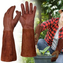 Guantes poda manga larga | Cuero antideslizante