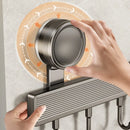 Estante metálico para baño | Organizador adhesivo sin taladro