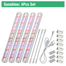 Tubo LED espectro completo 4000K/púrpura
