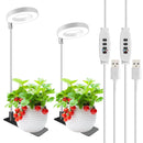 uz de cultivo LED anillo espectro completo | Timer 3/6/12H