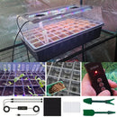 Bandeja 60 celdas con riego automático y luz LED