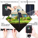 Lámpara solar LED 200/300 LED | Cadena con temporizador para exteriores