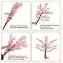 Árbol artificial flor de cerezo rosa | 1,5 m hecho a mano