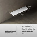 Estante de Baño Acero Inoxidable 304 Blanco Montaje en Pared