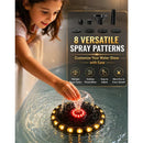 Fuente Solar para Bañera Infantil con LED y 8 Modos de Rociado