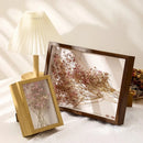 Marco de Fotos 3D de Madera para Flores Secas y Manualidades