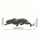 Escultura decorativa de leopardo creativa moderna de guepardo