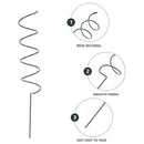 Poste espiral soporte plantas 6uds | Metal para enredaderas y jardín