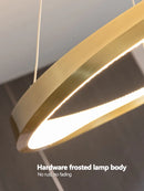 Candelabro de anillo italiano | Lámpara minimalista de lujo