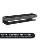 Estante esquinero aluminio 2/3 niveles | Organizador adhesivo para baño