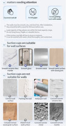 Estante de Baño con Ventosa Sin Taladro de Aluminio Organizador