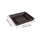Maceta rectangular imitación arcilla púrpura | Bonsái + suculentas