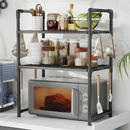 Estante para Microondas de Metal Resistente al Óxido – Organizador Cocina Encimera