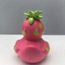 Estatua pato pitaya rosa-verde | Decoración fantástica para hogar o jardín