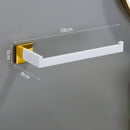 Juego de Accesorios de Baño Oro Blanco Acero Inoxidable 304