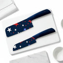 Star Printed Ceramic Kitchen Knife Set Dishwasher Safe Sharp Durable