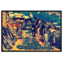 PERSEUS ON THE ROAD TO LION GATE Superior Framed Poster