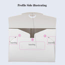 30PCS White Portable Cake Boxes Display Window Packing Case Party with Handle Birthday