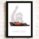 Poster Formel 1 Rennwagen Grand Prix Rennfahrer Legenden ·  Deko Print ohne Rahmen