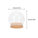 Cubierta de Vidrio Transparente HILDAR para Flores y Decoración